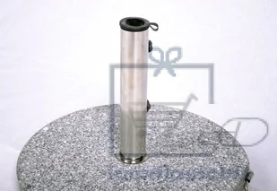 Garthen Podstawa z granitu i stali nierdzewnej okrągła z kółeczkami pod parasol 40 kg - Parasole ogrodowe - miniaturka - grafika 5