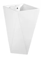 Umywalki - 100 Umywalka wolnostojaca ceramiczna wymiary 46x46x85 cm) 10076503 76503-uniw - miniaturka - grafika 1