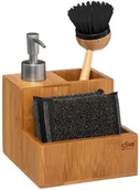 Ściereczki, gąbki, czyściki - 5five Simply Smart Zestaw akcesoriów do mycia naczyń bambus - miniaturka - grafika 1