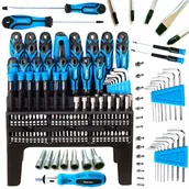Zestawy narzędziowe - Zestaw Śrubokrętów Wkrętaków Bitów Stojak 122-EL - miniaturka - grafika 1