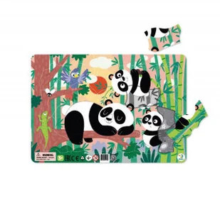 Puzzle ramkowe Pandy 21 elementów dla 3 latk - Puzzle - miniaturka - grafika 2