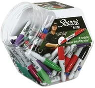 Markery permanentne - Sharpie kanistrze s0811300 Mini Permanent Marker, różne kolory  72er 35111 - miniaturka - grafika 1