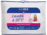 Maskotki i pluszaki - Bleu Câlin Niebieska przytulanka kołdra 2 osoby, można prać w 95° Hygiafill, testowana w profesjonalnym otoczeniu, biała, 220x240cm, KBOB40 KBOB40220MIFI - miniaturka - grafika 1