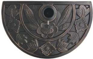 vidaXL Podstawa pod parasol, półokrągła, żywicowa, brązowa, 9 kg - Pozostałe meble ogrodowe - miniaturka - grafika 8