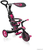 Rowerki biegowe - GLOBBER Rowerek 4w1 trójkołowy biegowy wózek Explorer Trike Fuchsia 632-110-2 632-110-2 - miniaturka - grafika 1