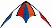 Zabawki i gry sportowe - Gunther Paul GmbH & Co. KG Paul 1085 Delta Loop 100, smok dla początkujących, żagiel z odpornego na rozdarcie poliestru Ripstop, wytrzymałe pręty z włókna szklanego, z cewkami i sznurkiem, wymiary ok. 100 x 56 cm 1085 - miniaturka - grafika 1