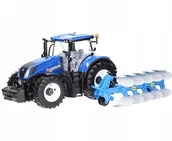 Samochody i pojazdy dla dzieci - Bruder Zestaw traktor New Holland 03120 pług 02331 - miniaturka - grafika 1