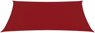 vidaXL Prostokątny żagiel ogrodowy, tkanina Oxford, 4x6 m, czerwony 135657 - Parasole ogrodowe - miniaturka - grafika 3