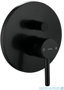 Omnires Y podtynkowy zestaw prysznicowy czarny mat SYSY18BL | - Baterie podtynkowe - miniaturka - grafika 5