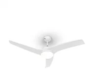 Wentylatory sufitowe - Klarstein Figo Wentylator stropowy 52" 55W Lampa stropowa 2x42W Pilot biały VTS6-Figo-W - miniaturka - grafika 1