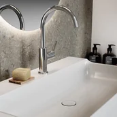 Baterie umywalkowe - Ideal Standard Joy Bateria umywalkowa wysoka bez korka chrom BC778AA - miniaturka - grafika 1