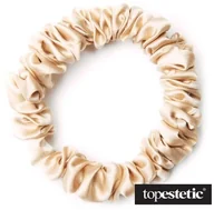 Ozdoby do włosów - Easy Livin Easy Livin Gumka do włosów - Złota Frotka wykonana z 100% naturalnego jedwabiu 1 szt. - miniaturka - grafika 1