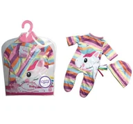 Akcesoria dla lalek - Woopie Lumarko Ubranko Dla Lalki Zestaw Pajacyk Body Jednorożec Czapeczka 43 Cm 40703 Lek - miniaturka - grafika 1