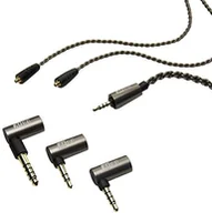 Akcesoria do słuchawek - MEE Audio CMB-Bal-Set - Universal MMCX-2,5 mm zrównoważony kabel audio 51 cali czarny - miniaturka - grafika 1
