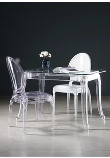 D2.Design DESIGN Stół Ghost 80x120cm transparentny - Stoły - miniaturka - grafika 7