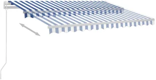 VidaXL Lumarko Wolnostojąca, ręcznie zwijana markiza, 350 x 250 cm 8720286398449 - Markizy - miniaturka - grafika 6