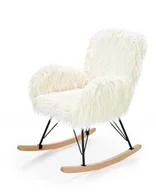 Fotele - Halmar Fotel Wypoczynkowy Austin 94x72x100 Kremowy/Czarny V-CH-AUSTIN-FOT-KREMOWY - miniaturka - grafika 1