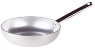 Patelnie - Agnelli pentole agnelli profesjonalny 3 MM, aluminiowa z łbem wpuszczanym skakanka patelnia z trzonkiem z rur, srebrny/czarny, 28 cm ALMA111B28 - miniaturka - grafika 1