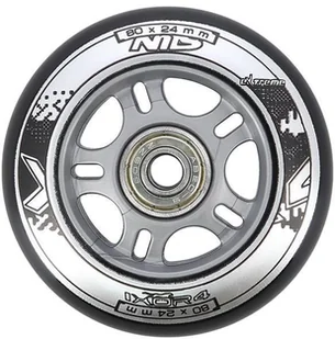 Nils EXTREME PU 80x24 82A CZARNE N (4 szt.) + ABEC-9 (8 szt.) ZESTAW EXTREME - Akcesoria do skatingu - miniaturka - grafika 3