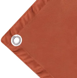 vidaXL Parawan balkonowy z tkaniny oxford 75x400 cm terakota vidaXL - Parawany - miniaturka - grafika 7