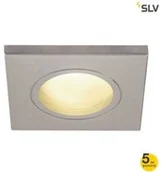 Oprawy, klosze i abażury - SLV SPOTLINE DOLIX OUT GU10 SQUARE srebrno szara 1001171 - miniaturka - grafika 1