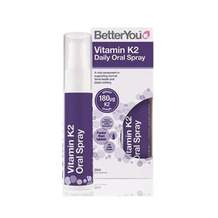 BETTERYOU BETTERYOU Vitamin K2 Daily Oral Spray 25ml - Witaminy i minerały dla sportowców - miniaturka - grafika 3