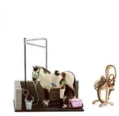 Figurki dla dzieci - Schleich Myjnia dla koni 42104 - miniaturka - grafika 1