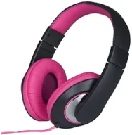 Słuchawki - Grundig Słuchawki nauszne różowe - miniaturka - grafika 1