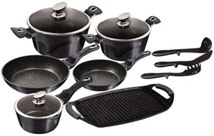 Berlinger Haus Lumarko Berlingerhaus Bh-6911 Carbon Pro BH-6911 Kinghoff - Zestawy garnków i patelni - miniaturka - grafika 3