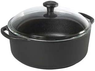 Skeppshult Garnek Żeliwny Z Pokrywą Szklaną 5,5 L - Garnki - miniaturka - grafika 2