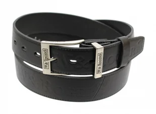 Complex (PL) Pasek Skórzany (PL) Tłoczony Napis "W&ROGERS" Imitacja Szycia Skóra Naturalna EXTRA 40 mm CZARNY - Paski Complex (PL) Pasek Skórzany (PL) Tłoczony Napis "W&ROGERS" Imitacja Szycia Skóra Naturalna EXTRA 40 mm CZARNY - Paski - miniaturka - grafika 1