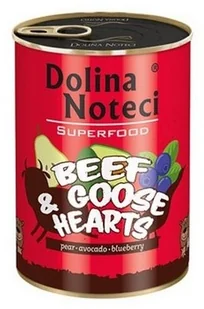 Dolina Noteci Premium Superfood Pies Wołowina i serca gęsi puszka 400g - Mokra karma dla psów Dolina Noteci Premium Superfood Pies Wołowina i serca gęsi puszka 400g - Mokra karma dla psów - miniaturka - grafika 3