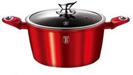Garnki - Berlinger Haus Garnek z pokrywką Burgundy Metallic Line 6,1 l - miniaturka - grafika 1