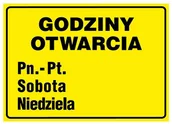Tablice BHP - Znak informacyjny GODZINY OTWARCIA - miniaturka - grafika 1