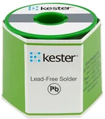 Akcesoria do lutowania - Kester GmbH (MPP) Bezołowiowy drut lutowniczy Sn96,5Ag3,0Cu0,5, średnica: 0,8 mm, masa szpuli: 500g 40500758 - miniaturka - grafika 1