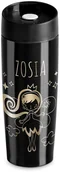 Kubki termiczne - Murrano Kubek Termiczny Termos Czarny Wróżka GRAWER KUB-C-026 - miniaturka - grafika 1
