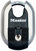 Kłódki - Master Lock kłódka do użytku na zewnątrz z obszytym prasowania, ze stali nierdzewnej titanverstaerktem, 60 mm. M187EURD - miniaturka - grafika 1