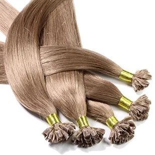 hair2heart 200 X 0.5 G przedłużenie włosów prawdziwe włosy dopinki firmy z u-TIP Keratin bondings, długość 60 cm/akcesoria do włosów zagęszczanie włosów//gładka struktura  najwyższa jakość  wiele kol - Gadżety na imprezę - miniaturka - grafika 11