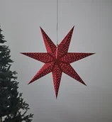 Pozostałe akcesoria świąteczne - Markslojd CLARA wisiorek Gwiazdka 75 Red 704902 - miniaturka - grafika 1