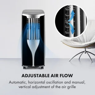 Klarstein New Breeze 7 Klimatyzacja 7000BTU Klasa energetyczna A Pilot czarna ACO6-NewBreeze7B - Klimatyzatory - miniaturka - grafika 6