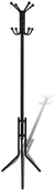 Wieszaki i stojaki - vidaXL Czarny, metalowy wieszak - miniaturka - grafika 1
