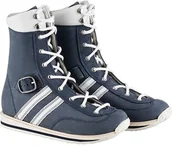 Buty dla dziewczynek - MEMO Wysokie buty z głębokim sznurowaniem i paskiem dociągającym dla dzieci z MPD (SPRINT) - miniaturka - grafika 1