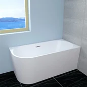 Wanny - Hydrosan Wanna przyścienna narożna lewa 150 Mera 509BL - miniaturka - grafika 1