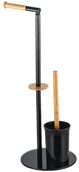 Akcesoria do wc - Bisk Stojak na papier toaletowy i szczotkę toaletową PLAIN - miniaturka - grafika 1