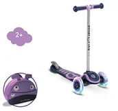 Hulajnogi - Scooter by smarTrike Scooter by smartrike T3 Scooter dla dzieci z technologią LED-źródeł światła kół i dzieci Snack torba Scooter-Roller, fioletowy, m 200-0501 - miniaturka - grafika 1