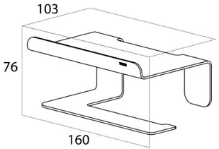 Tiger Colar Uchwyt na papier toaletowy z półką chrom 13142.3.03.46 - Wieszaki łazienkowe - miniaturka - grafika 3