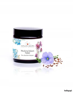Natural secrets Natural Secrets Micelarny Balsam Myjący Len z Drzewem Różanym 100g 656E-94629 - Płyny micelarne Natural secrets Natural Secrets Micelarny Balsam Myjący Len z Drzewem Różanym 100g 656E-94629 - Płyny micelarne - miniaturka - grafika 4