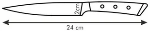Tescoma Zestaw 3 kutych noży kuchennych AZZA azza3 - Noże kuchenne - miniaturka - grafika 5