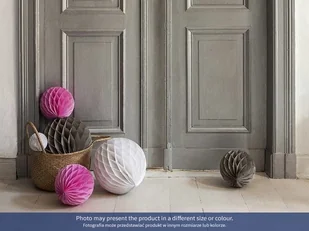 Party Deco Dekoracja wisząca kula jasnokremowa - 20 cm - 1 szt. KB20-079J - Dekoracje sali - miniaturka - grafika 3