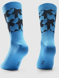 ASSOS ASSOS skarpetki rowerowe MONOGRAM SOCKS EVO cyber blue - Skarpetki kolarskie - miniaturka - grafika 2